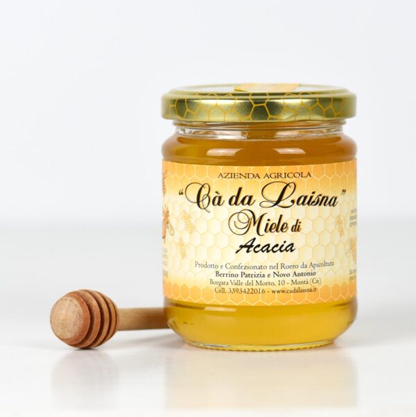 Miele di acacia del Piemonte - vaso da 250g