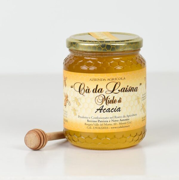 Miele di acacia del Piemonte - vaso da 500g