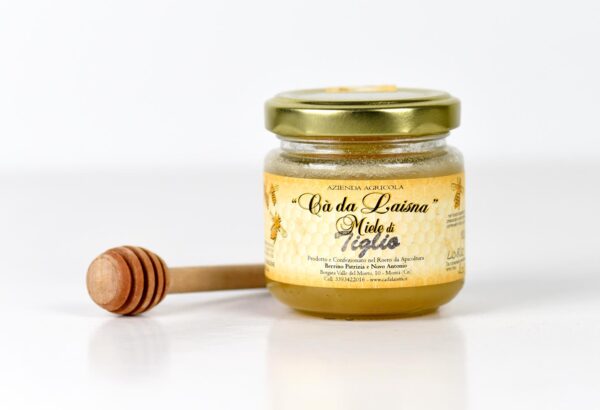 Miele di tiglio del Piemonte - vaso da 100g